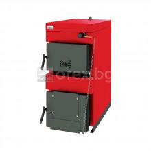 Стоманен Котел BURNiT NWB MAX 70kW - твърдо гориво (дърва, въглища, брикети), триходов, регулатор на тяга, предпазен топлообменник